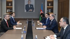 Ceyhun Bayramov Ralf Horlemannı qəbul etdi