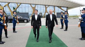 Sərdar Berdiməhəmmədovun Azərbaycana səfəri başa çatdı - FOTO