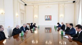 Prezident Qalibafı qəbul etdi - FOTOLAR