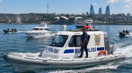 Su polisi dəniz sahilində narkotikə qarşı əməliyyat keçirdi -VİDEO