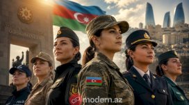 Azərbaycan Ordusundakı qadınların sayı açıqlandı