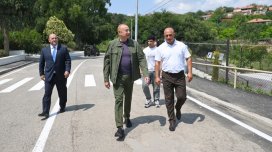 Prezident Xocavəndin Quzeyxırman kəndində oldu - FOTO