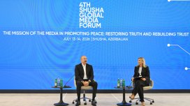 İlham Əliyev IV Şuşa Qlobal Media Forumunun açılışında iştirak edir - YENİLƏNİB