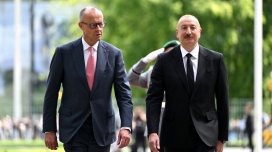 İlham Əliyev və Fridrix Merts mətbuat konfransı keçirir - YENİLƏNİB