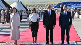 İlham Əliyev Qırğızıstanda səfərdədir - FOTO