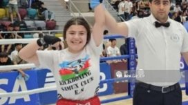 Kürdə batan qız Azərbaycan çempionu imiş