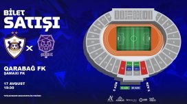 "Qarabağ" - "Şamaxı" matçının biletləri satışa çıxıb