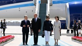 Prezidentlər və birinci xanımlar "Kuksaroy" Dövlət İqamətgahında birgə foto çəkdirdi