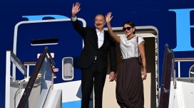 Prezidentin Özbəkistana səfəri başa çatdı - FOTOLAR