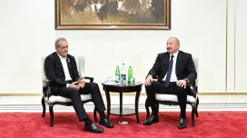 Bişkek İlham Əliyevin Pezeşkianla görüşü keçirildi - YENİLƏNİB