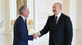 İlham Əliyev ATƏT Parlament Assambleyasının prezidentini qəbul etdi - FOTO
