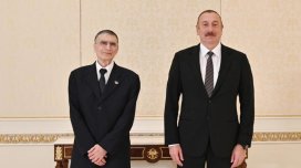 Əziz Səncər "Şöhrət" ordeni ilə təltif edilib