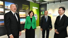 Prezidentin sosial media hesablarında "Qobustan" GES-in açılışı ilə bağlı paylaşım edildi