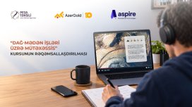 "AzerGold" dağ-mədən sahəsində peşə təhsilinin rəqəmsallaşdırılmasına dəstək göstərəcək