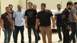 Bir qrup işçi tikinti şirkətindən maaşlarını ala bilmirlər - VİDEO
