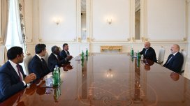 İlham Əliyev "Global Infrastructure Partners" şirkətinin rəhbərini qəbul etdi - FOTO
