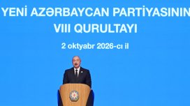 Prezident: Yeni Azərbaycan Partiyası Cənubi Qafqazın ən böyük siyasi qüvvəsidir