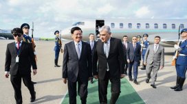 Laos Prezidenti Azərbaycana rəsmi səfərə gəldi - FOTO