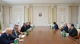 İlham Əliyev İslam Əməkdaşlıq Təşkilatının baş katibini qəbul etdi - FOTO