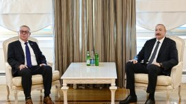 Prezident BMT-nin Terrorçuluqla Mübarizə İdarəsinin nümayəndəsi Aleksandr Zuyevi qəbul etdi