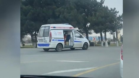 
Sumqayıtda qapısı olmayan ambulansla bağlı RƏSMİ AÇIQLAMA