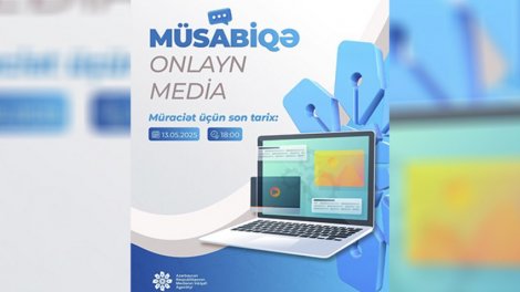 MEDİA onlayn media subyektlərinə dəstək üçün müsabiqə elan etdi
