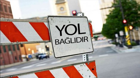 Bakının daha bir küçəsi avtomobillərin hərəkəti üçün tam bağlandı