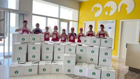 Leyla Əliyevanın təşəbbüsü ilə Yevlaxda ailələrə qurban payları çatdırıldı - FOTO