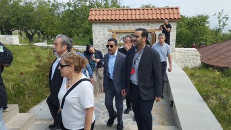 Diplomatik korpusun nümayəndələri Şuşa şəhəri ilə tanış olublar - FOTO