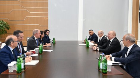 İlham Əliyev Mingəçevirdə İtaliyanın şirkətlər və "Made in Italy" nazirini qəbul etdi YENİLƏNİB
