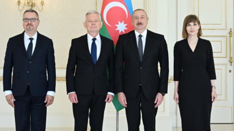 Prezident yeni səfirin etimadnaməsini qəbul etdi - FOTO