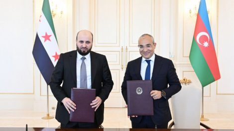 SOCAR Suriya Hökuməti ilə Anlaşma Memorandumu imzaladı - FOTO