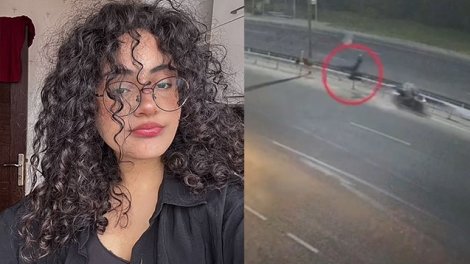 Gənc qızın öldüyü motosiklet qəzasının başvermə anı - VİDEO