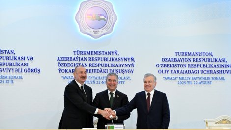 Türkmənistan, Azərbaycan və Özbəkistan arasında yüksəksəviyyəli görüş keçirildi- YENİLƏNİB