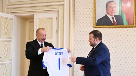 Prezident Stiven Doutini qəbul etdi - FOTO