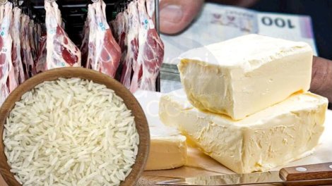 Əti xaricdən 3,9, kərə yağını 11,7, düyünü 1,7 manta alırıq... - SİYAHI
