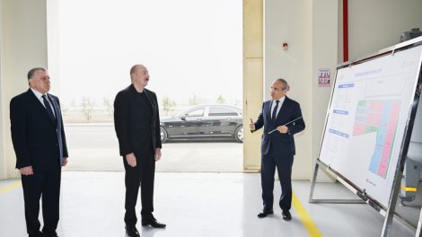 Prezident Sabirabada səfər etdi