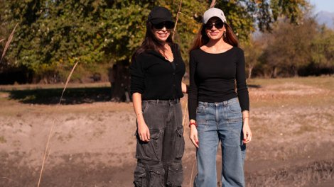 Leyla Əliyeva və Arzu Əliyeva Qaxda açılışda - FOTO