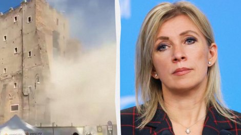 Zaxarova Romadakı qüllənin uçulmasını istehza ilə ələ aldı - İtaliyadan kəskin cavab