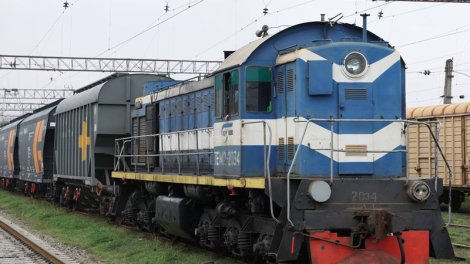 Ermənistana buğda aparan qatar artıq Bakıdadır - VİDEO