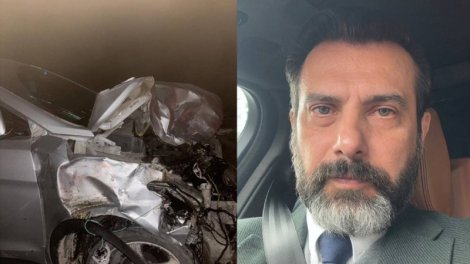 Azərbaycanlı aktyor Qazaxıstanda qəzaya düşdü - FOTO