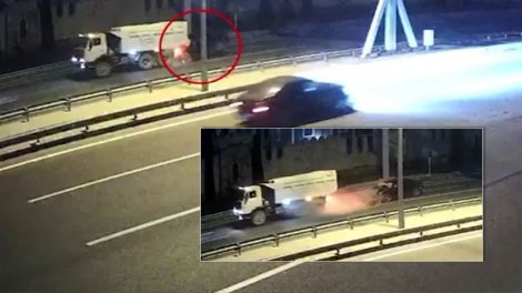 Aerport yolundakı AĞIR QƏZANIN ANBAAN VİDEOSU