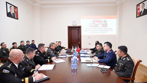 Azərbaycan və Türkiyə generalları görüşdü - FOTO