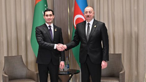 İlham Əliyev Sərdar Berdiməhəmmədova məktub göndərdi