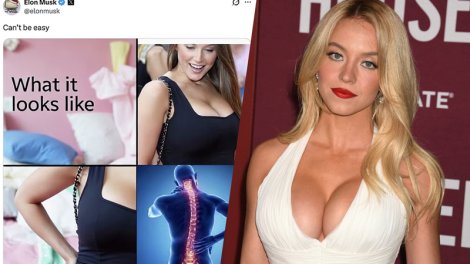 İlon Mask Sidney Suininin sinə dekoltesinə lağ etdi, tənqid olundu