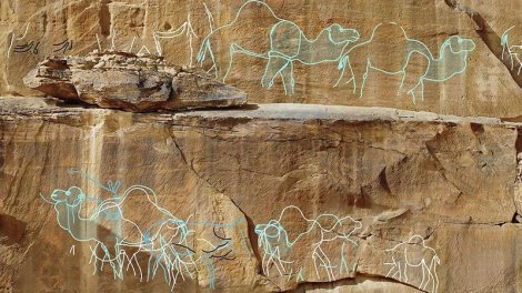 Su tapmaq üçün xəritə kimi xidmət edən ən qədim qayaüstü rəsmlər tapıldı