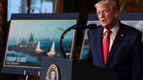Trampın ilk döyüş gəmisi 22 milyard dollara başa gələ bilər