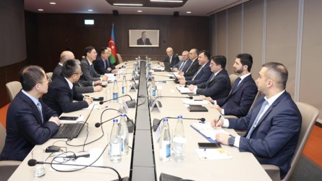 Səməd Bəşirli Çin şirkətlərinin rəhbərləri ilə görüşdü