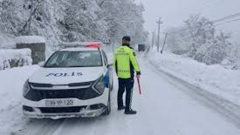 Yollardakı vəziyyətlə bağlı - Xəbərdarlıq