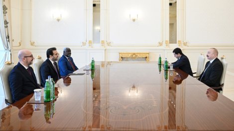 Prezident "Zayed İnsan Qardaşlığı Mükafatı" ilə bağlı nümayəndə heyətini qəbul etdi
